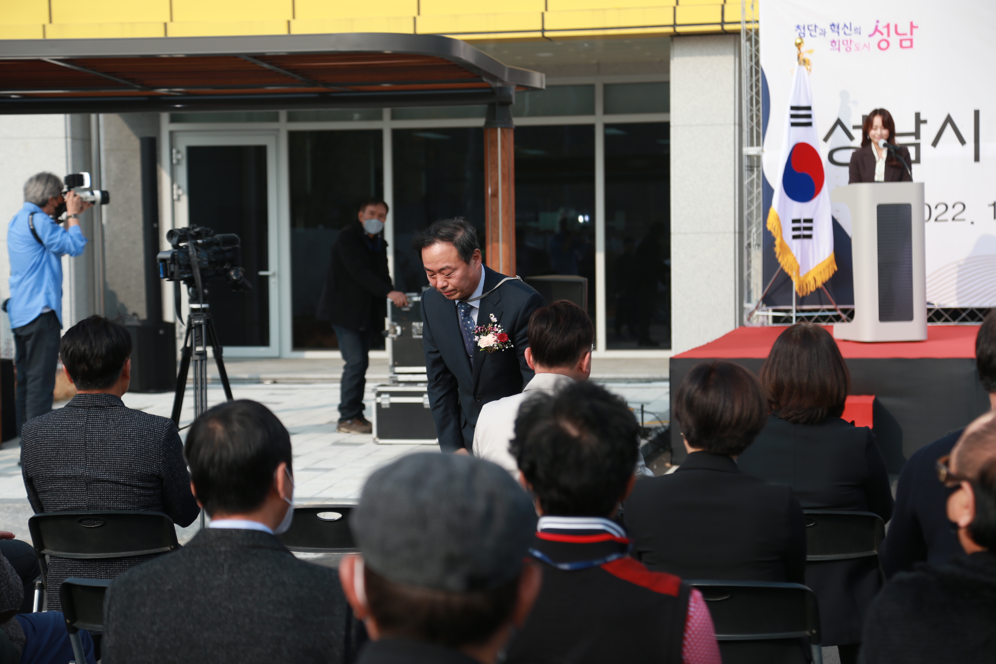 성남시택시쉼터 개소식사진 - 3