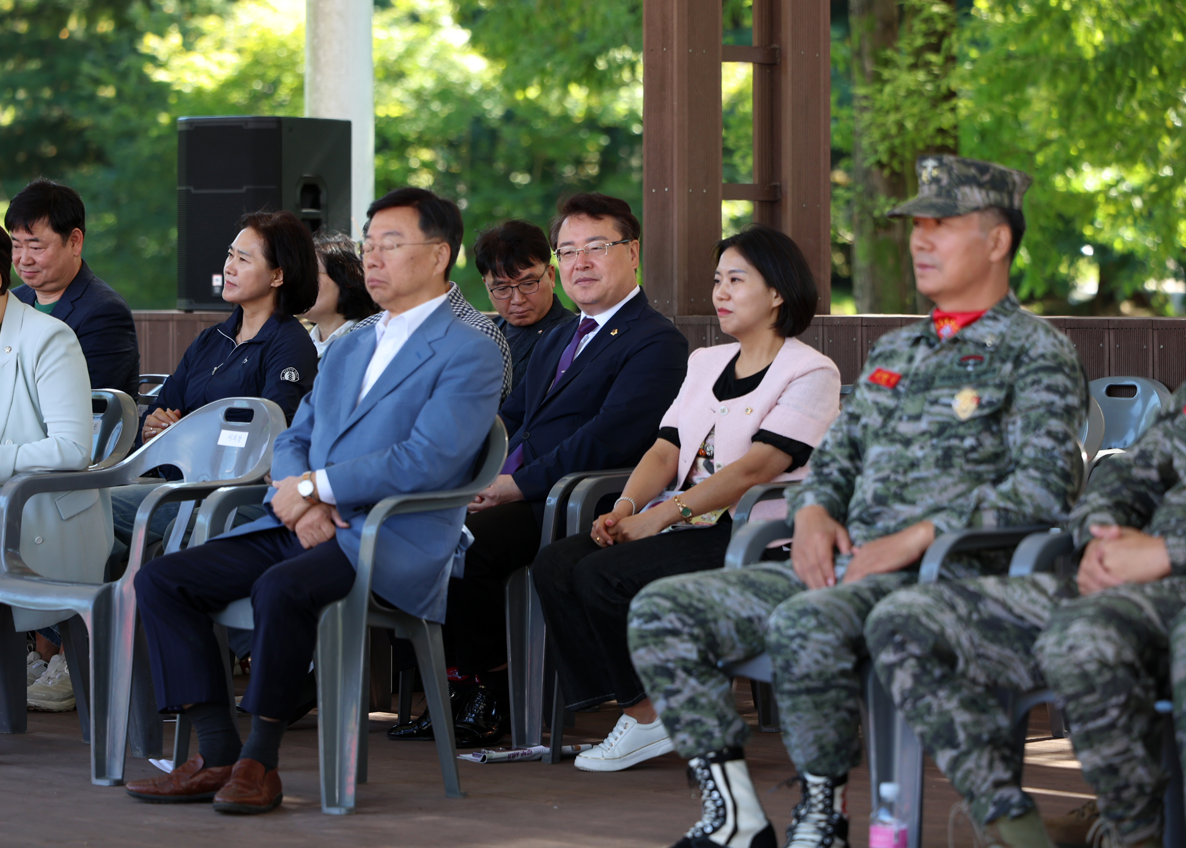 해병대전우회 율동공원 호수 수중 정화활동 - 1