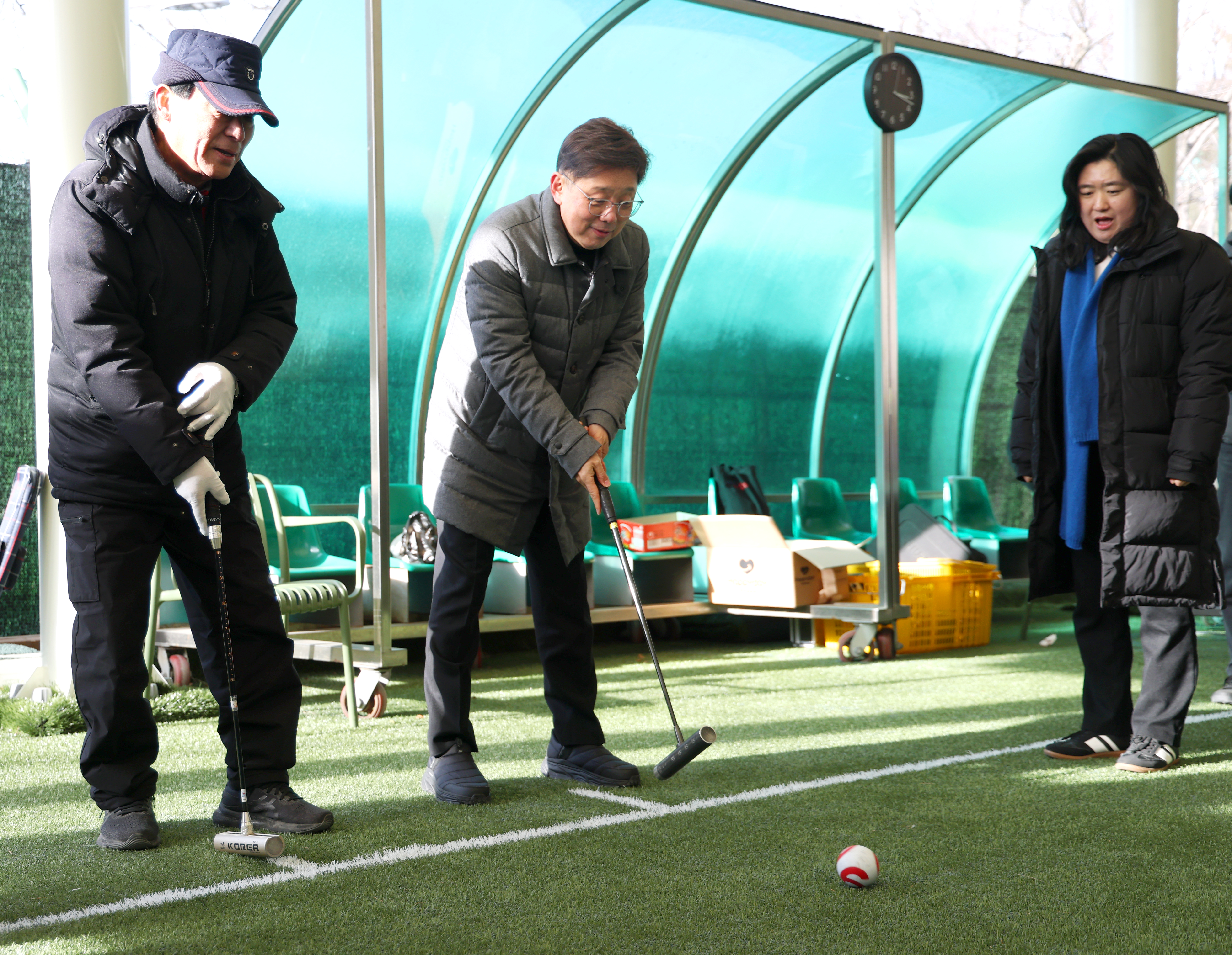 섬말공원 게이트볼장 지붕설치 준공식 - 7