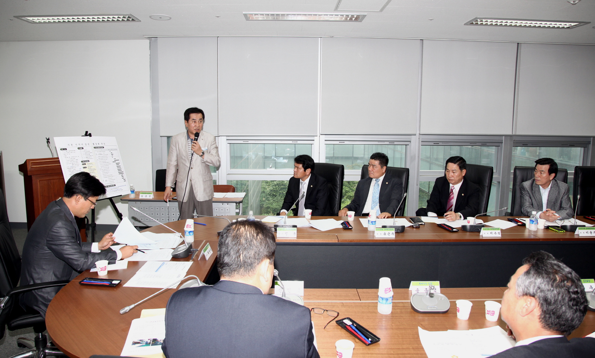 성남시의회, 전통시장 상인회장과 간담회 - 2